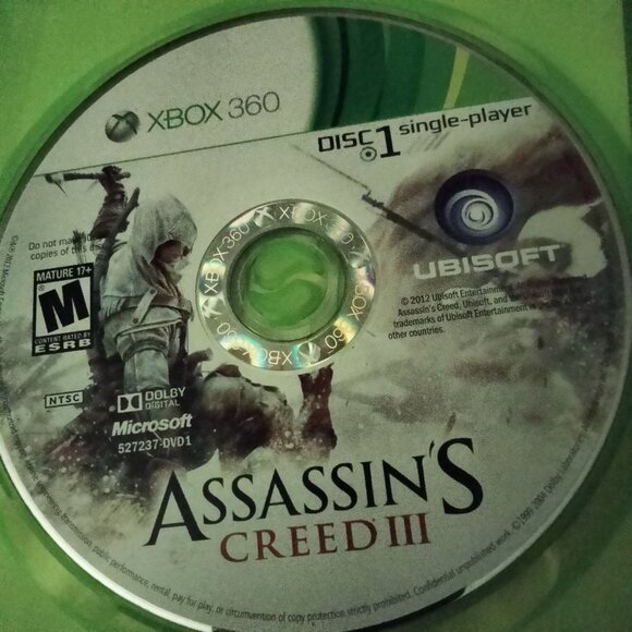Assassins Creed III Xbox 360 Game - Picture 5 of 5
